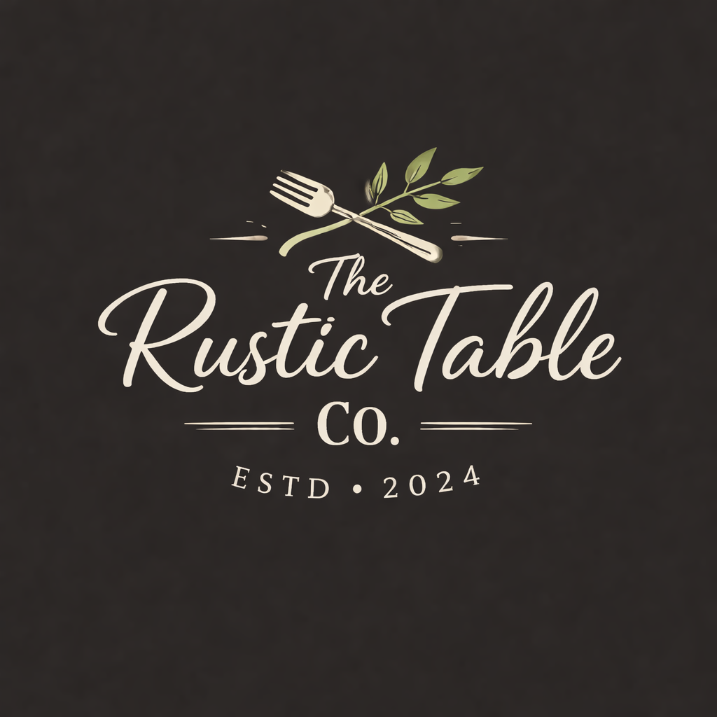 The Rustic Table Co. logo